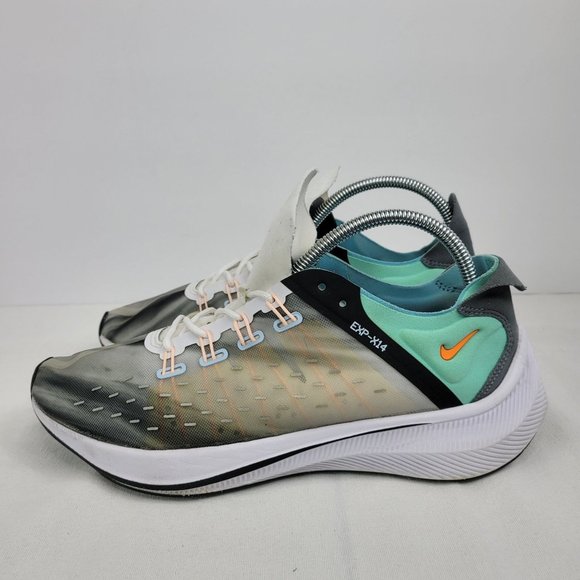 Nike EXP-X14 QS Men's White Emerald Rise BQ6972-100 US Size 10 - Picture 2 of 8